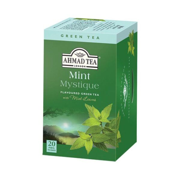 Herbata AHMAD zielona miętowa 20 szt. koperta alu