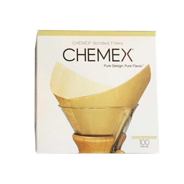 filtr papierowy do Chemexa, kwadratowy brązowy