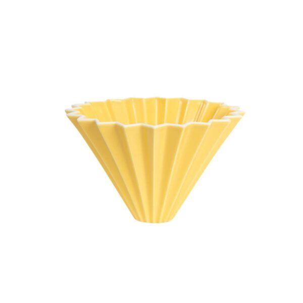 driper Origami S, ceramiczny, żółty